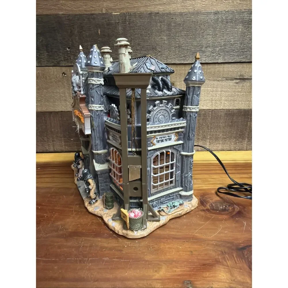 Lemax Spooky Town Dr. Stretch N. Pull’s Torture Factory -please Read
